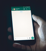 person holding smartphone